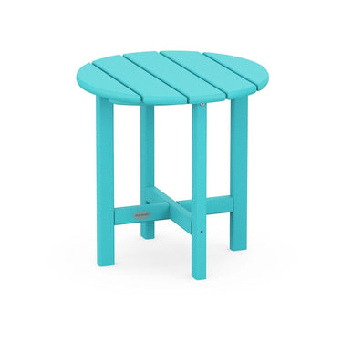 POLYWOOD 18-Inch Round Side Table - Aruba
